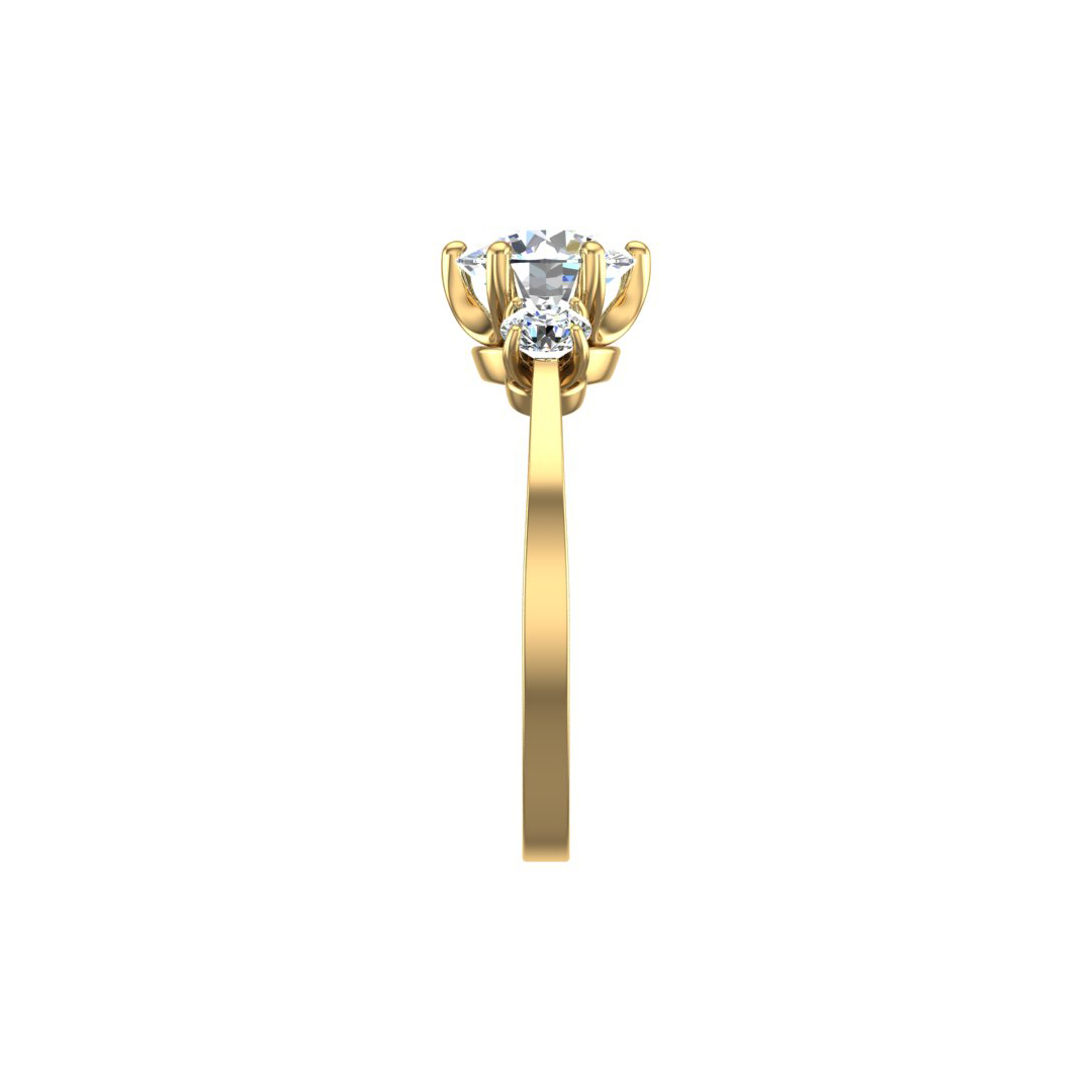 Kamryn Three-Stone Ring
